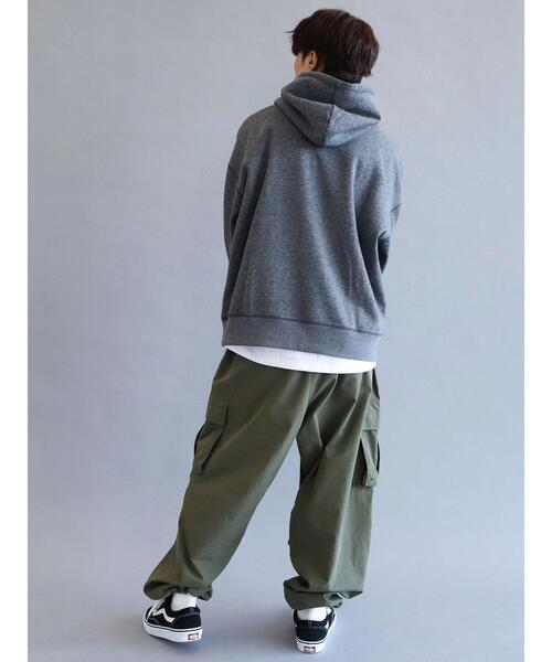 CRAFT STANDARD BOUTIQUE(クラフトスタンダードブティック)の「裏起毛BIGプルパーカー(パーカー・レディース・ブラック/グレー系その他/アイボリー/杢グレー・L/M/LL)」の11枚目の写真