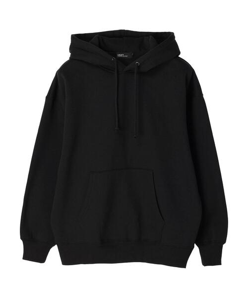 CRAFT STANDARD BOUTIQUE(クラフトスタンダードブティック)の「裏起毛BIGプルパーカー(パーカー・レディース・ブラック/グレー系その他/アイボリー/杢グレー・L/M/LL)」の3枚目の写真