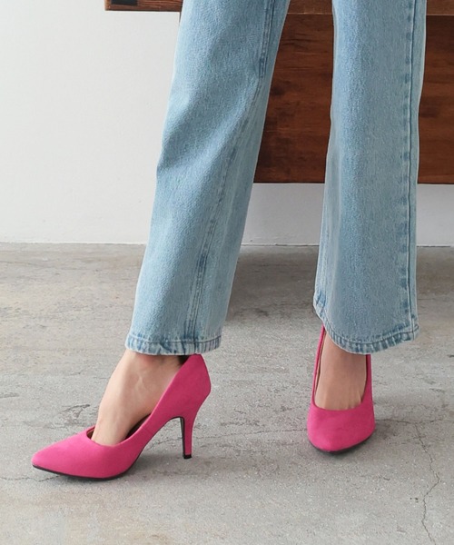 KOBE LETTUCE（コウベレタス）の「走れるパンプス ポインテッドトゥ9cmヒール（パンプス・レディース・ピンクベージュ/ブラック/ブラック系/ブラック系1/ブラウン系/ベージュ系/ベージュ系1/グレー/ベージュ/ホワイト/ピンク・LL/3L/L/XS/M/S）」の10枚目の写真