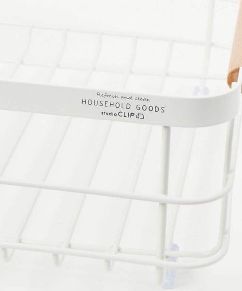 studio CLIP（スタディオクリップ）の「キッチン水切りカゴ《HOUSEHOLD GOODS》（キッチンツール・レディース・ホワイト/オフホワイト・FREE）」の10枚目の写真