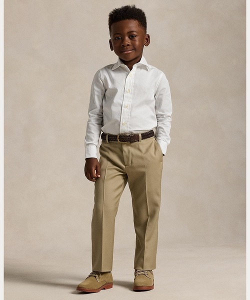 POLO RALPH LAUREN CHILDRENSWEAR（ポロ ラルフ ローレン チルドレンズウェア）の「リージェント スリム フィット ドレスシャツ（シャツ/ブラウス・キッズ・ホワイト・6/7/5）」の8枚目の写真