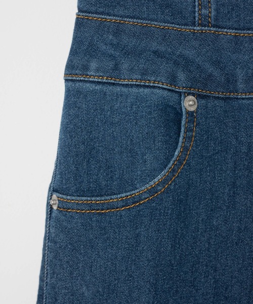 WEGO(ウィゴー)の「WEGO/ハイウエストフレアデニムパンツ(デニムパンツ・レディース・ライトインディゴブルー/インディゴブルー/ブラック・MEDIUM/SMALL/X-SMALL)」の10枚目の写真