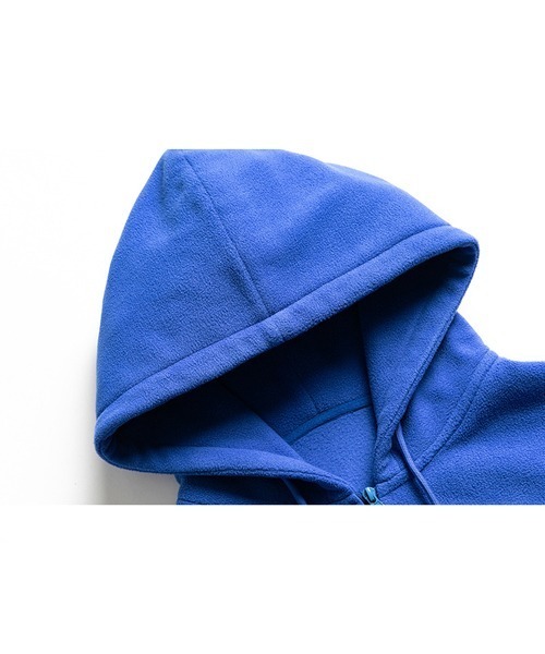 Ressaca（レサーカ）の「ワンポイントロゴ オーバーサイズ フリースジップパーカー（パーカー・メンズ・ネイビー/ホワイト/ブルー/ブラック・S/M/XL/L）」の14枚目の写真