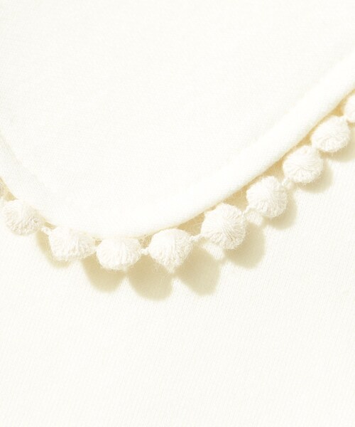 SHOO・LA・RUE（シューラルー）の「◆【110-140cm】ポンチビッグセーラー衿プルオーバー（Tシャツ/カットソー・キッズ・アイボリー/ブラック・11/12/13/14）」の10枚目の写真