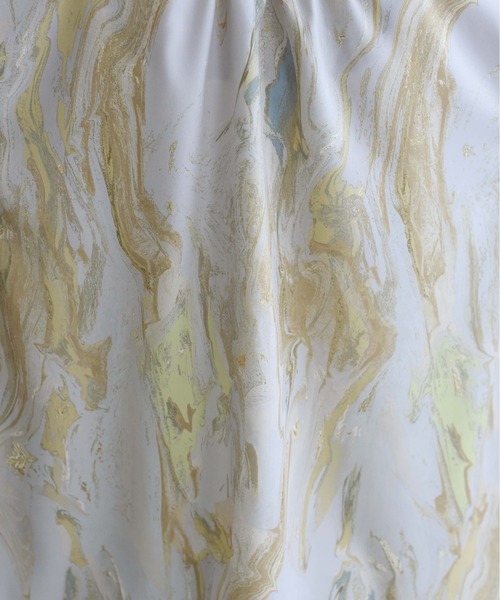 Eimee Law(エイミーロウ)の「マーブルオイルペイントptドレス(ワンピース・レディース・ライトグレー/ベージュ・38)」の3枚目の写真