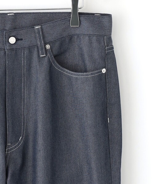 MACKINTOSH PHILOSOPHY(マッキントッシュ フィロソフィー)の「ポリエステルデニム 5ポケットパンツ(デニムパンツ・メンズ・ネイビー/チャコールグレー・40/38)」の6枚目の写真