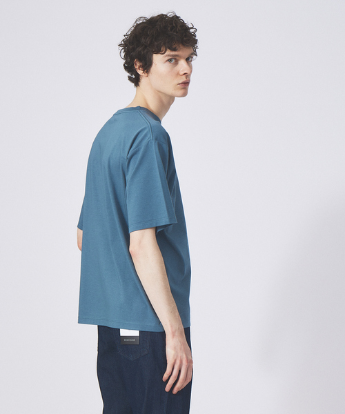 ABAHOUSE GRAY(アバハウスグレイ)の「【COOL JERSEY】プレーティング モダール 半袖 Tシャツ(Tシャツ/カットソー・メンズ・ブラック/ホワイト/チャコールグレー/グリーン/ブルー/グレイッシュベージュ・46/48)」の6枚目の写真