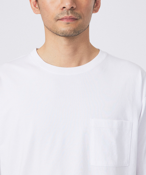 ABAHOUSE GRAY(アバハウスグレイ)の「【COOL JERSEY】プレーティング モダール 半袖 Tシャツ(Tシャツ/カットソー・メンズ・ブラック/ホワイト/チャコールグレー/グリーン/ブルー/グレイッシュベージュ・46/48)」の11枚目の写真