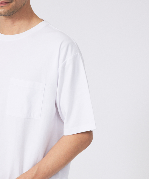 ABAHOUSE GRAY(アバハウスグレイ)の「【COOL JERSEY】プレーティング モダール 半袖 Tシャツ(Tシャツ/カットソー・メンズ・ブラック/ホワイト/チャコールグレー/グリーン/ブルー/グレイッシュベージュ・46/48)」の12枚目の写真