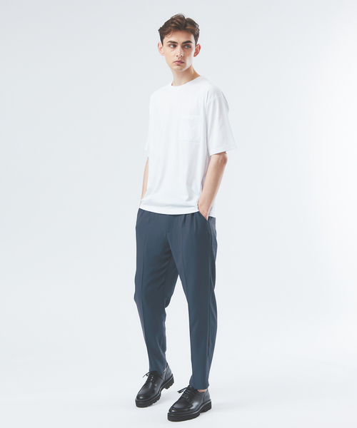 ABAHOUSE GRAY(アバハウスグレイ)の「【COOL JERSEY】プレーティング モダール 半袖 Tシャツ(Tシャツ/カットソー・メンズ・ブラック/ホワイト/チャコールグレー/グリーン/ブルー/グレイッシュベージュ・46/48)」の14枚目の写真