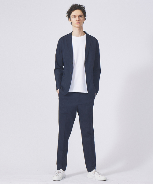 ABAHOUSE GRAY(アバハウスグレイ)の「【COOL JERSEY】プレーティング モダール 半袖 Tシャツ(Tシャツ/カットソー・メンズ・ブラック/ホワイト/チャコールグレー/グリーン/ブルー/グレイッシュベージュ・46/48)」の15枚目の写真