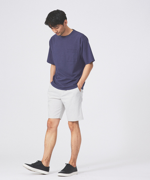 ABAHOUSE GRAY(アバハウスグレイ)の「【COOL JERSEY】プレーティング モダール 半袖 Tシャツ(Tシャツ/カットソー・メンズ・ブラック/ホワイト/チャコールグレー/グリーン/ブルー/グレイッシュベージュ・46/48)」の22枚目の写真