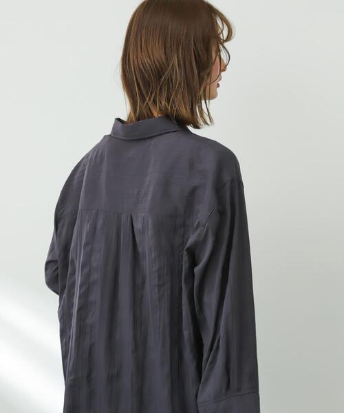 SENSE OF PLACE by URBAN RESEARCH（センスオブプレイスバイアーバンリサーチ）の「ワッシャーワイドスリーブシャツ（Tシャツ/カットソー・レディース・ピンク/チャコールグレー/アイボリー・ONE）」の20枚目の写真