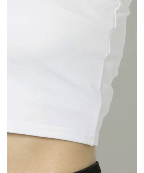 GYDA（ジェイダ）の「【WEB限定】【TINY低身長さん向け】チェーンベアビスチェ（キャミソール・レディース・オフホワイト/ブラック・FREE）」の18枚目の写真