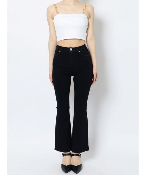 GYDA（ジェイダ）の「【WEB限定】【TINY低身長さん向け】チェーンベアビスチェ（キャミソール・レディース・オフホワイト/ブラック・FREE）」の21枚目の写真