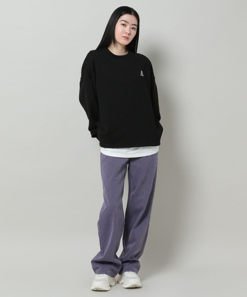 ALAND(エーランド)の「【UNISEX】ALAND/スモールロゴプルオーバー(ウラケ) 2184074(スウェット・レディース・ブラック/アイボリー/ネイビー・MEDIUM/LARGE)」の4枚目の写真