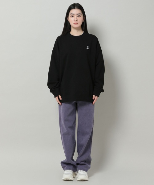 ALAND(エーランド)の「【UNISEX】ALAND/スモールロゴプルオーバー(ウラケ) 2184074(スウェット・レディース・ブラック/アイボリー/ネイビー・MEDIUM/LARGE)」の6枚目の写真