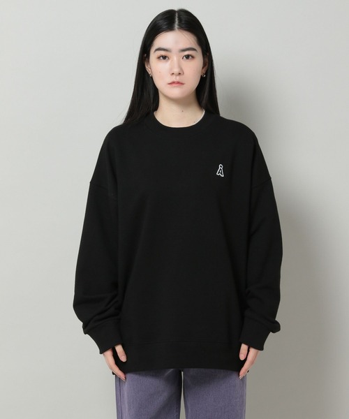 ALAND(エーランド)の「【UNISEX】ALAND/スモールロゴプルオーバー(ウラケ) 2184074(スウェット・レディース・ブラック/アイボリー/ネイビー・MEDIUM/LARGE)」の7枚目の写真