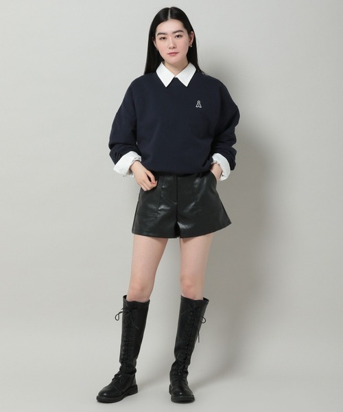 ALAND(エーランド)の「【UNISEX】ALAND/スモールロゴプルオーバー(ウラケ) 2184074(スウェット・レディース・ブラック/アイボリー/ネイビー・MEDIUM/LARGE)」の13枚目の写真