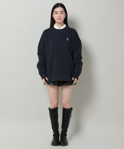 ALAND(エーランド)の「【UNISEX】ALAND/スモールロゴプルオーバー(ウラケ) 2184074(スウェット・レディース・ブラック/アイボリー/ネイビー・MEDIUM/LARGE)」の16枚目の写真