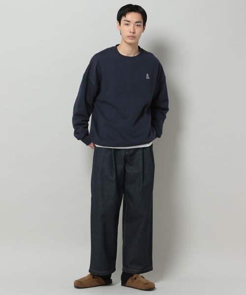 ALAND(エーランド)の「【UNISEX】ALAND/スモールロゴプルオーバー(ウラケ) 2184074(スウェット・レディース・ブラック/アイボリー/ネイビー・MEDIUM/LARGE)」の18枚目の写真