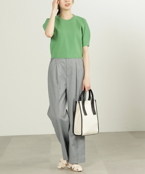 FREE'S MART（フリーズマート）の「◆[Sシリーズ対応]ストレートワイドタックパンツ（その他パンツ・レディース・ベージュ/グレー/グリーン・X-SMALL/SMALL/MEDIUM）」の13枚目の写真