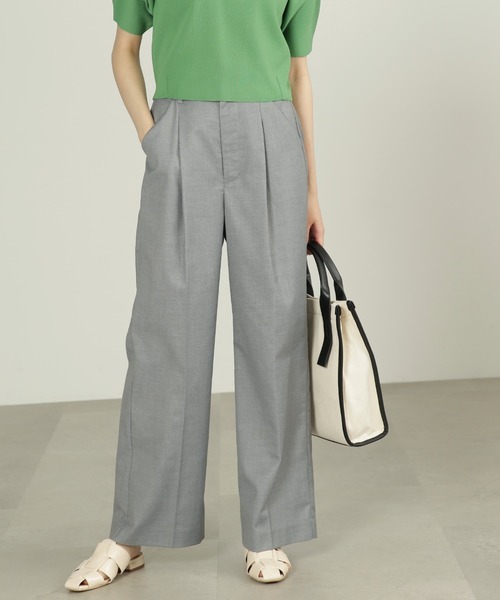 FREE'S MART（フリーズマート）の「◆[Sシリーズ対応]ストレートワイドタックパンツ（その他パンツ・レディース・ベージュ/グレー/グリーン・X-SMALL/SMALL/MEDIUM）」の19枚目の写真