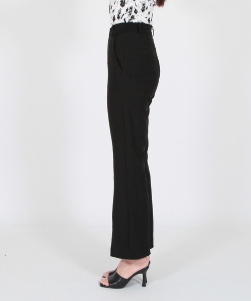 Julia Boutique（ジュリアブティック）の「センタースリットハイウエストフレアパンツ/23003（その他パンツ・レディース・ベージュ系/ブラック/ホワイト・ONE）」の14枚目の写真