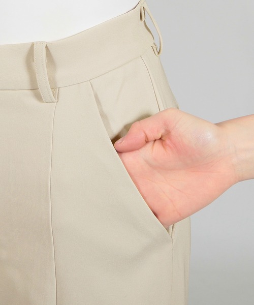 Julia Boutique（ジュリアブティック）の「センタースリットハイウエストフレアパンツ/23003（その他パンツ・レディース・ベージュ系/ブラック/ホワイト・ONE）」の19枚目の写真