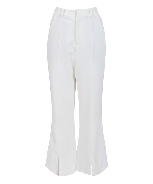 Julia Boutique（ジュリアブティック）の「センタースリットハイウエストフレアパンツ/23003（その他パンツ・レディース・ベージュ系/ブラック/ホワイト・ONE）」の21枚目の写真