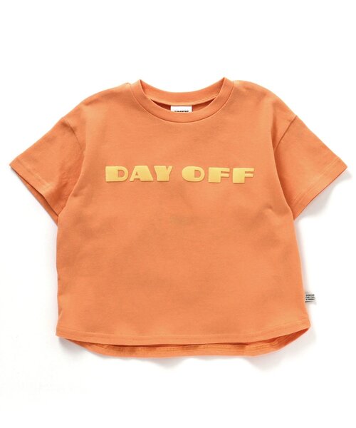 BREEZE（ブリーズ）の「スタンダードロゴTシャツ（Tシャツ/カットソー・キッズ・オフホワイト/オレンジ/チャコール/ベージュ/サックスブルー/パープル・80/130/120/100/140/110/90）」の6枚目の写真