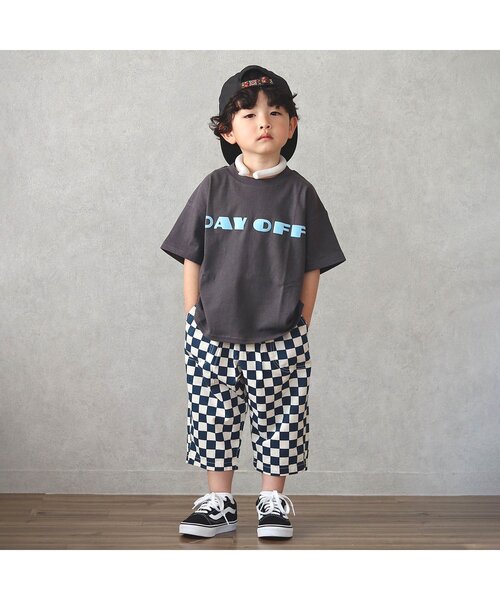 BREEZE（ブリーズ）の「スタンダードロゴTシャツ（Tシャツ/カットソー・キッズ・オフホワイト/オレンジ/チャコール/ベージュ/サックスブルー/パープル・80/130/120/100/140/110/90）」の7枚目の写真