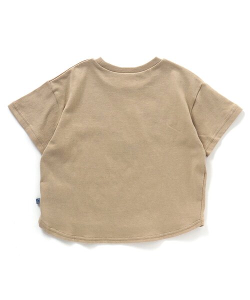 BREEZE（ブリーズ）の「スタンダードロゴTシャツ（Tシャツ/カットソー・キッズ・オフホワイト/オレンジ/チャコール/ベージュ/サックスブルー/パープル・80/130/120/100/140/110/90）」の12枚目の写真