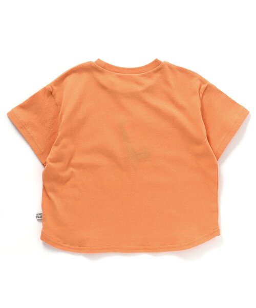 BREEZE（ブリーズ）の「スタンダードロゴTシャツ（Tシャツ/カットソー・キッズ・オフホワイト/オレンジ/チャコール/ベージュ/サックスブルー/パープル・80/130/120/100/140/110/90）」の14枚目の写真