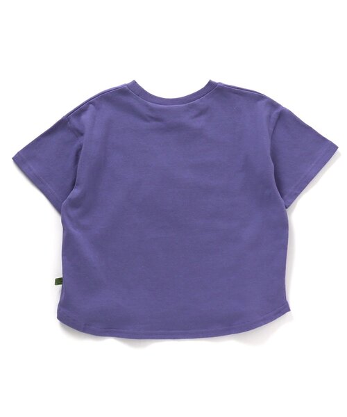 BREEZE（ブリーズ）の「スタンダードロゴTシャツ（Tシャツ/カットソー・キッズ・オフホワイト/オレンジ/チャコール/ベージュ/サックスブルー/パープル・80/130/120/100/140/110/90）」の16枚目の写真