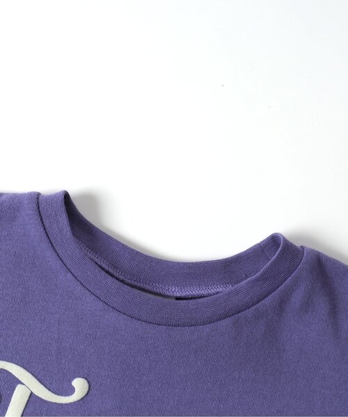 BREEZE（ブリーズ）の「スタンダードロゴTシャツ（Tシャツ/カットソー・キッズ・オフホワイト/オレンジ/チャコール/ベージュ/サックスブルー/パープル・80/130/120/100/140/110/90）」の18枚目の写真