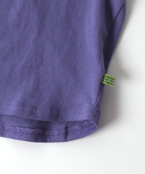 BREEZE（ブリーズ）の「スタンダードロゴTシャツ（Tシャツ/カットソー・キッズ・オフホワイト/オレンジ/チャコール/ベージュ/サックスブルー/パープル・80/130/120/100/140/110/90）」の20枚目の写真