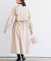 ツイルトレンチワンピース