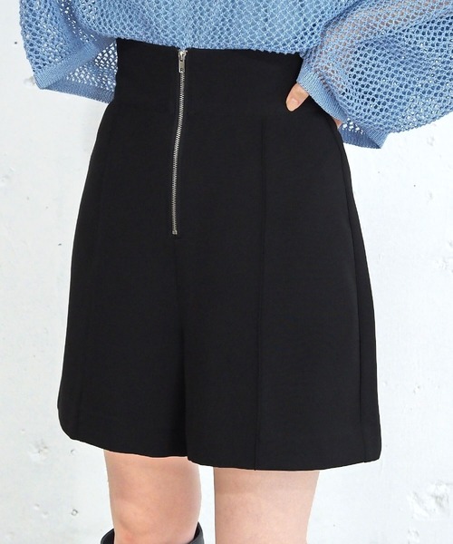 tiptop(ティップトップ)の「【2サイズ展開】フロントジップハイウェストショートパンツ【web限定Sサイズあり】(その他パンツ・レディース・アイボリー/ブラック/チャコールグレー・S/M)」の12枚目の写真