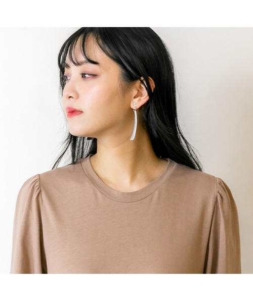 atONE（アットワン）の「atONE フレアボリュームカットソーワンピース（ワンピース・レディース・チャコールグレー/ブラック/モカ・F）」の22枚目の写真