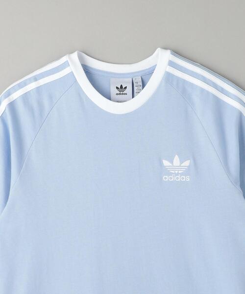 adidas ストライプ Tシャツ ホワイト/ネイビー adidas Originals（アディダスオリジナルス）の「＜adidas