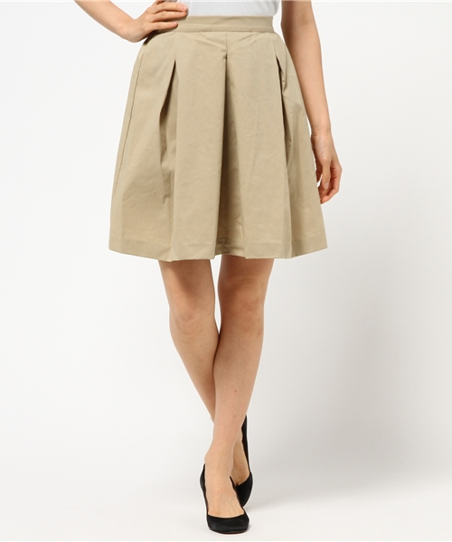 LIMITLESS LUXURY（リミットレスラグジュアリー）の「パンジースカート。（スカート・レディース・ホワイト/ベージュ/ネイビー/ブルー系その他・36/38）」の2枚目の写真