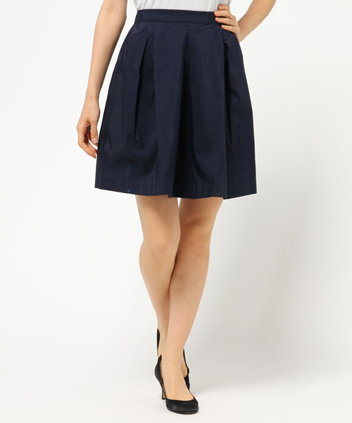 LIMITLESS LUXURY（リミットレスラグジュアリー）の「パンジースカート。（スカート・レディース・ホワイト/ベージュ/ネイビー/ブルー系その他・36/38）」の3枚目の写真