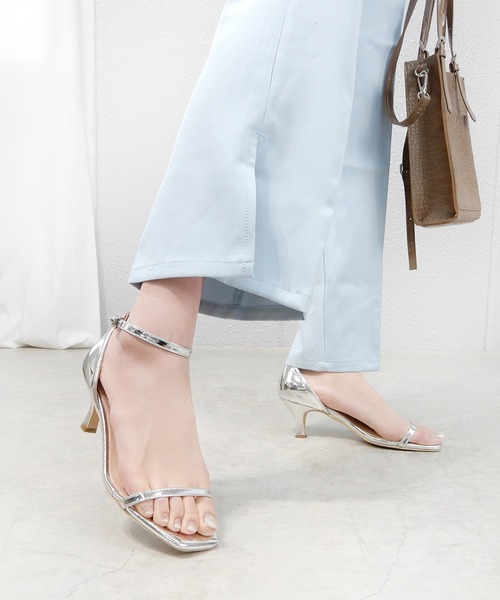 alala(アララ)の「アンクルストラップメタリックサンダル(サンダル・レディース・ピンクゴールド/シルバー/ゴールド/ガンメタ・S/M/L/LL)」の10枚目の写真