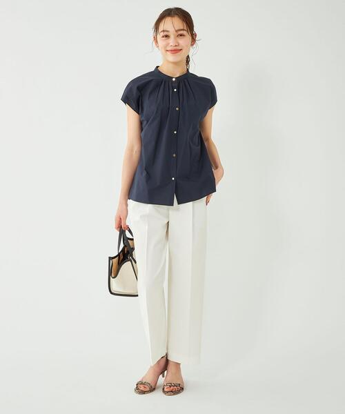 専用green label relaxing ジャケット40　ワイド パンツ38 green label relaxing パンツ タック ワイド -撥水- レディース