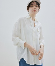 【洗える】ノルマンディリネンオーバーシャツ/麻