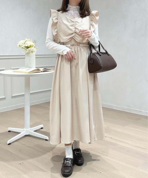 フリルビスチェ＋キャミワンピースset【ZOZOTOWN限定アイテム