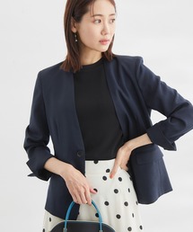 ROPE' PICNIC | セットアップ対応/UVカット・手洗いOK/ノーラペルジャケット(テーラードジャケット)