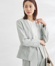 ROPE' PICNIC | セットアップ対応/UVカット・手洗いOK/ノーラペルジャケット(テーラードジャケット)