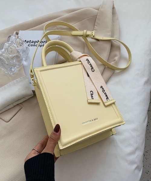 fd style(エフディ スタイル)の「スクエアミニ2waysバッグ(ショルダーバッグ・レディース・Black/White/Kelly/Yellow/Lilac・FREE)」の5枚目の写真